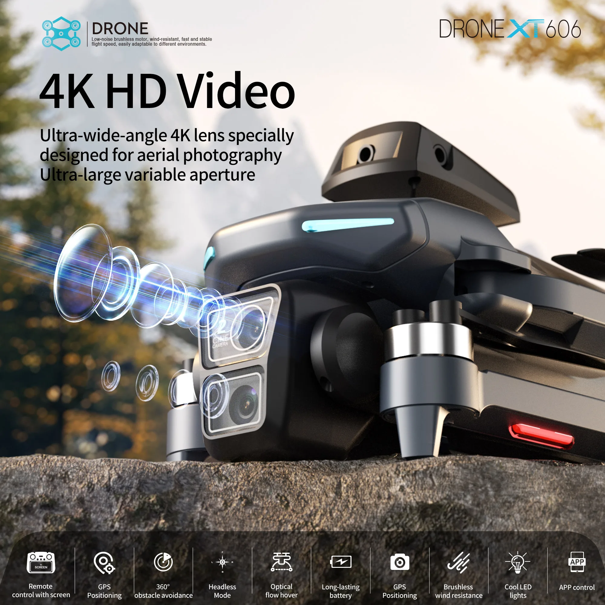 Drone Profesional XT606 Origin - Drone Surveying ulasan dan harga