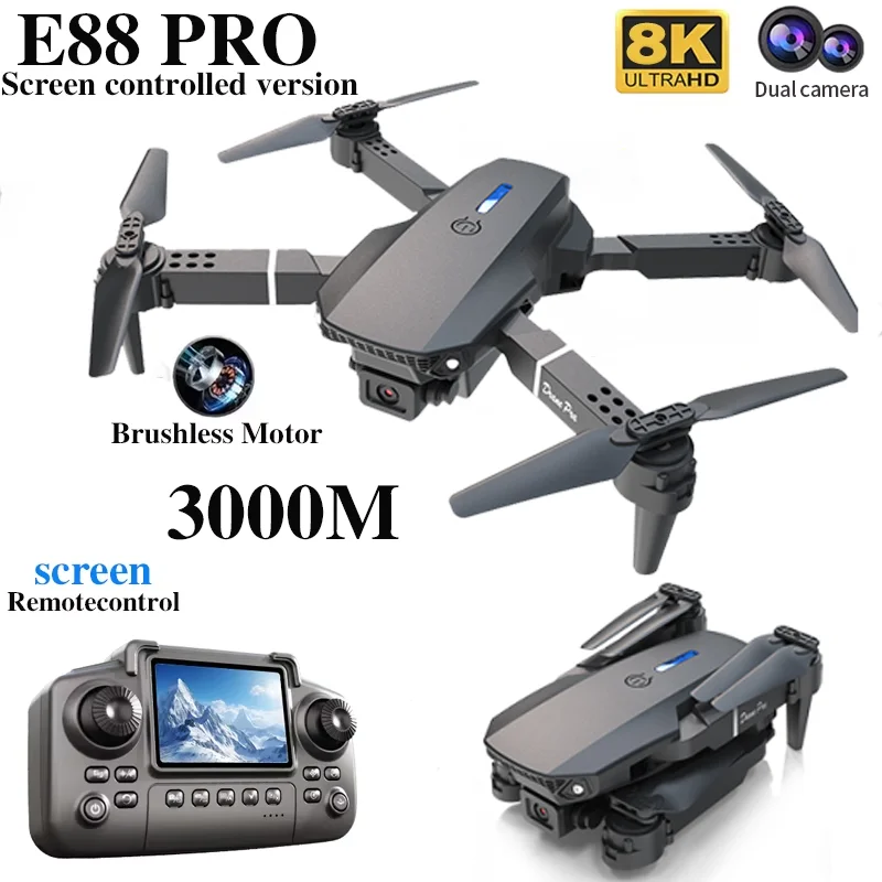 Drone E88 PRO Profesional deng - Drone Surveying ulasan dan harga