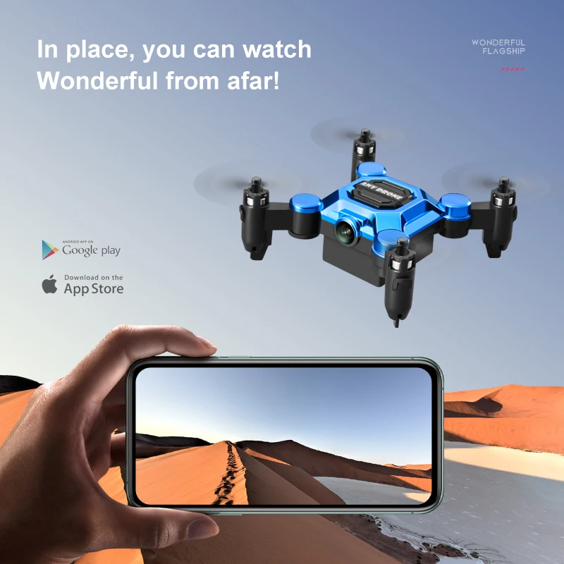 K04 Mini Drone Lipat Portabel  - Drone Multispectral ulasan dan harga