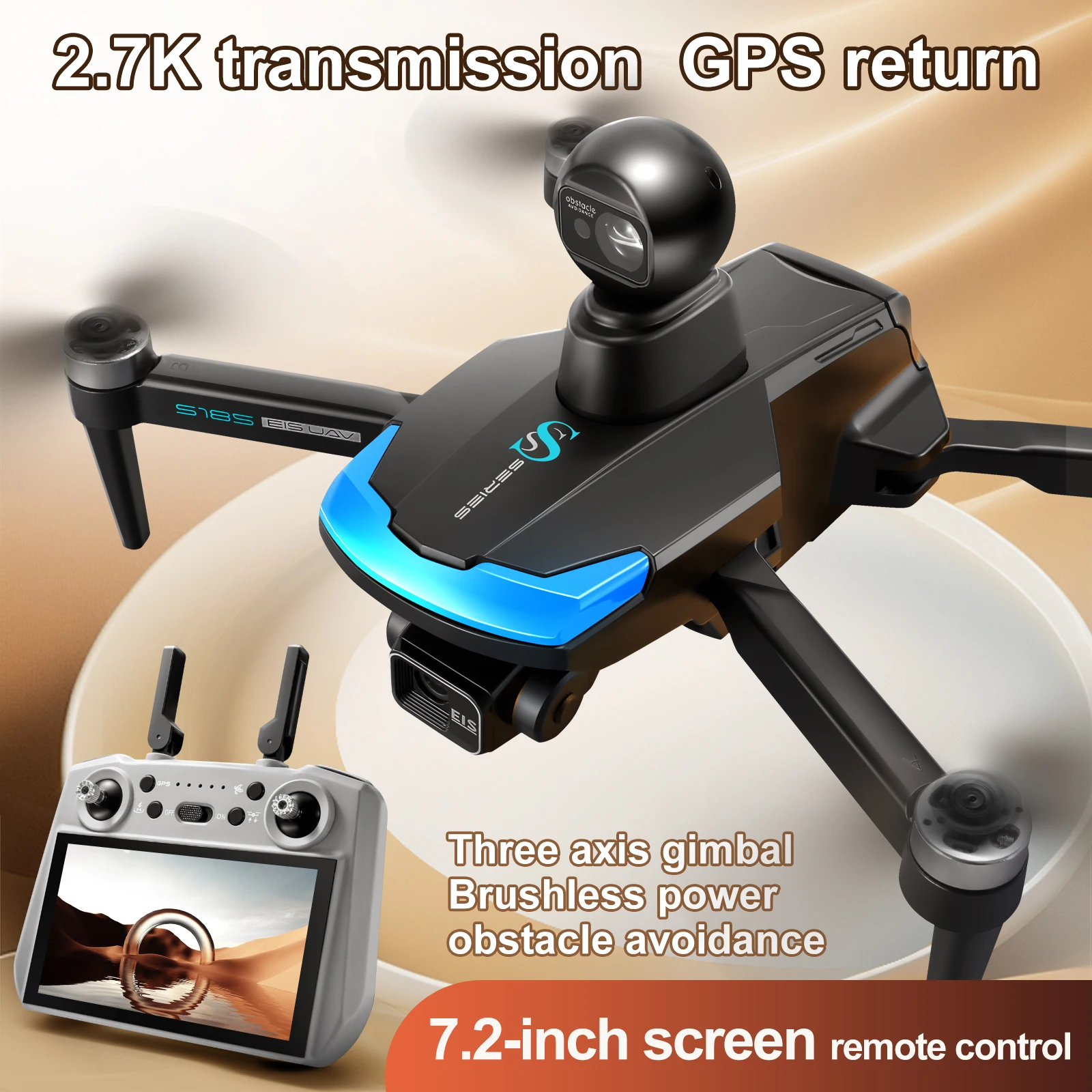 S185 Drone Profesional 2.7K HD - Drone Multispectral ulasan dan harga