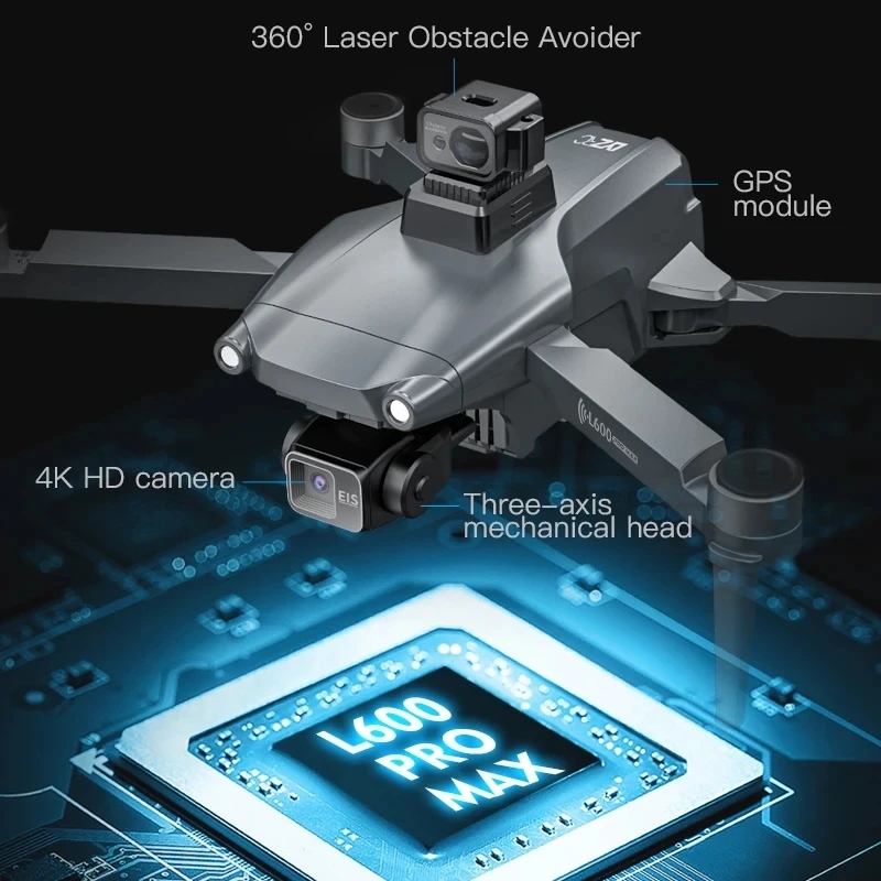 L600 PRO MAX Drone GPS profesi - Drone Multispectral ulasan dan harga