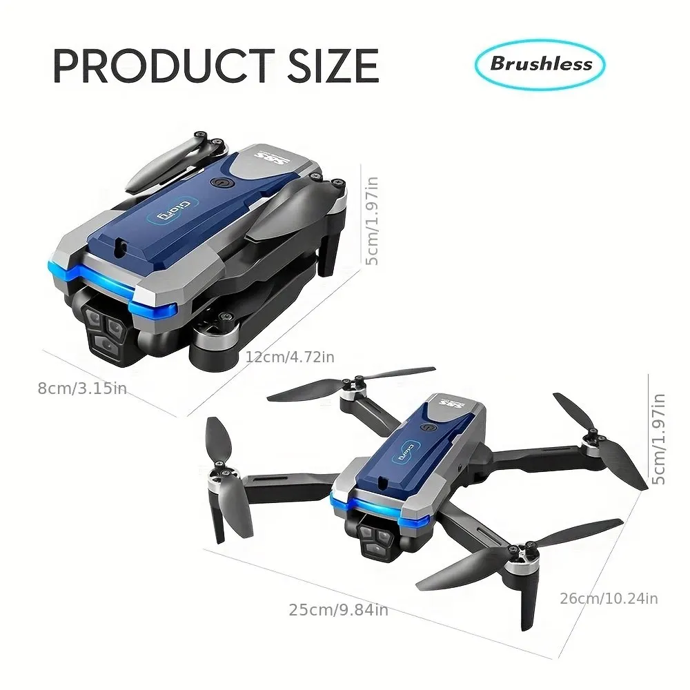 S8S Drone lipat 5G Wifi 8K HD, - Drone Lidar ulasan dan harga